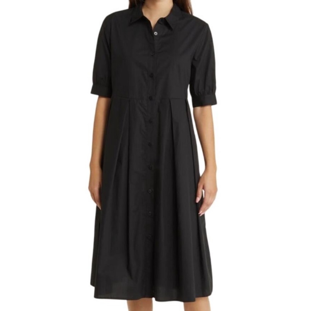 MASAI COPENHAGAN PLEATED COTTON MIDI